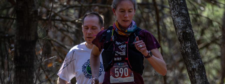 Run4Bibles Trail Run Marathon in Dallas, TX scenery and experience