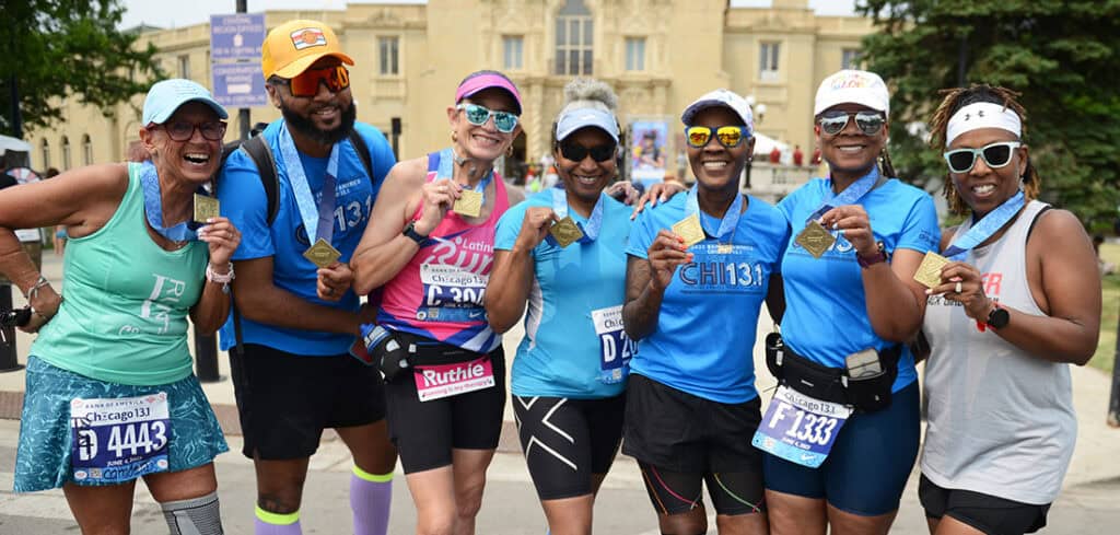 Runners in The Bank of America Half marathon, one of the fastest growing half marathons in the U.S.