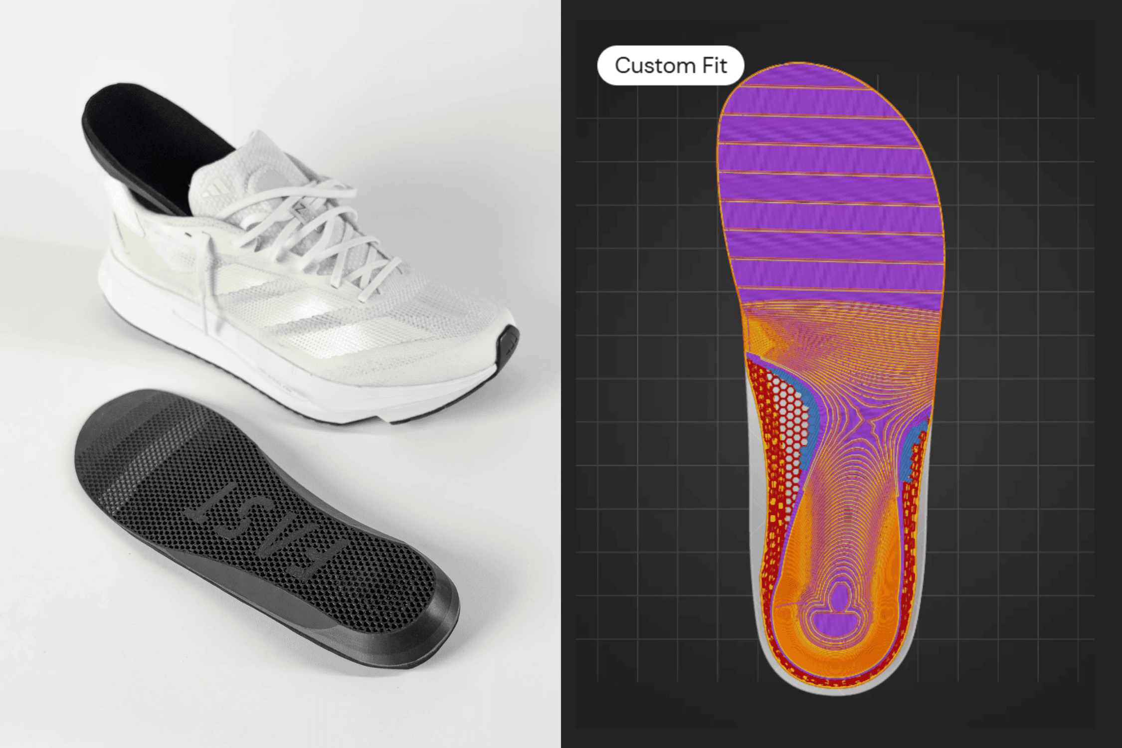 RunFast's custom 3D-printed insoles for runners