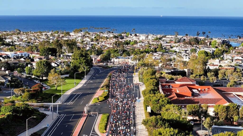 Runners in The OC Half marathon, one of the fastest growing half marathons in the U.S.