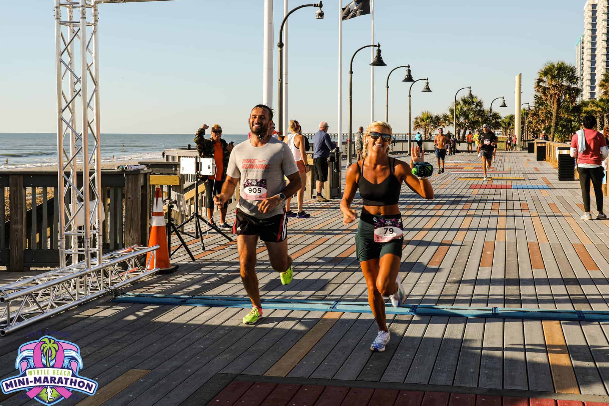 runners in the Myrtle Beach Mini Marathon