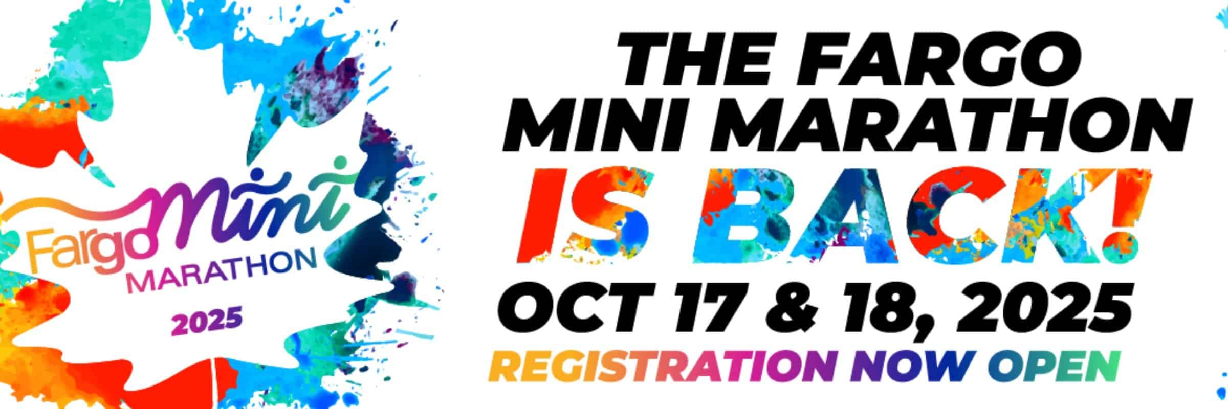 Fargo Mini Marathon, 10K & 5K banner