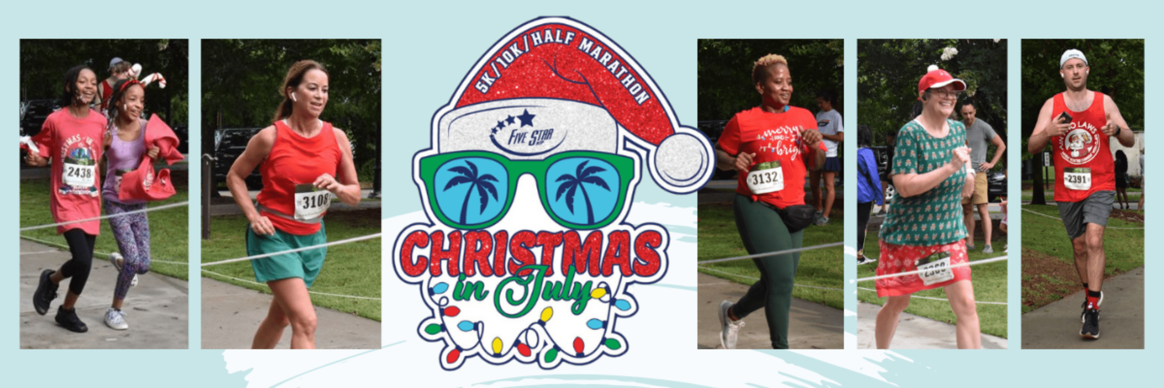 Christmas Half Marathon in July - Shreveport banner