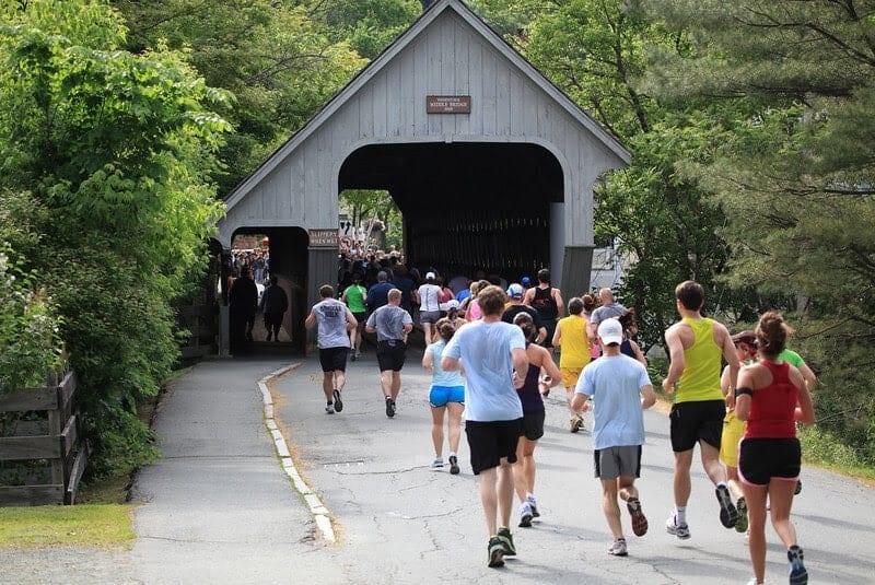 Covered Bridges Half Marathon in Woodstock, Vermont experience and scenery