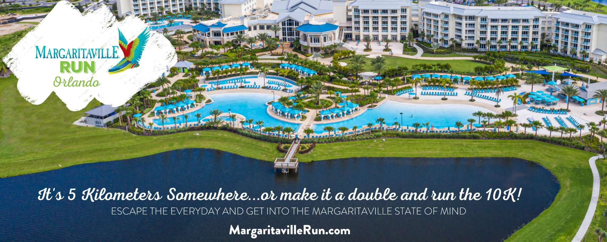 Margaritaville Run - Orlando scenery