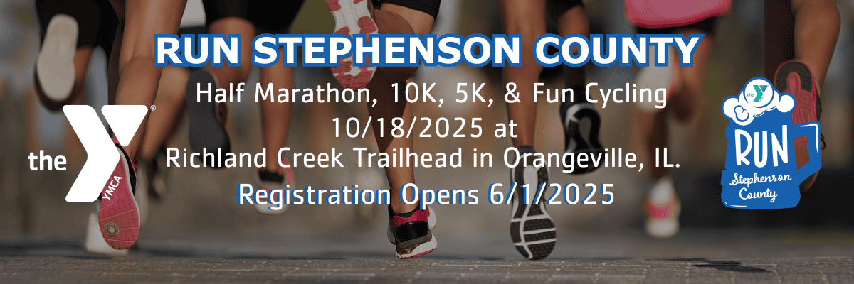 Run Stephenson County banner
