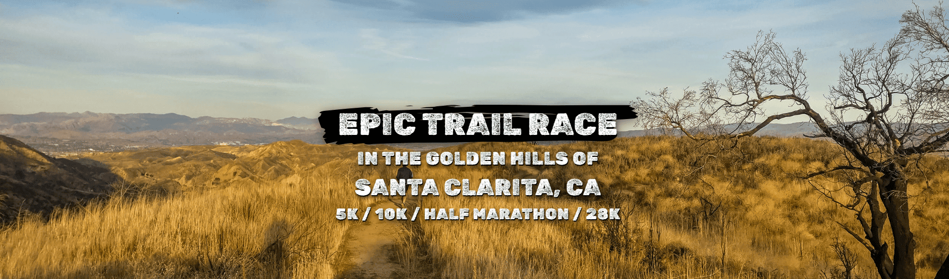 Santa Clarita Trail Race banner