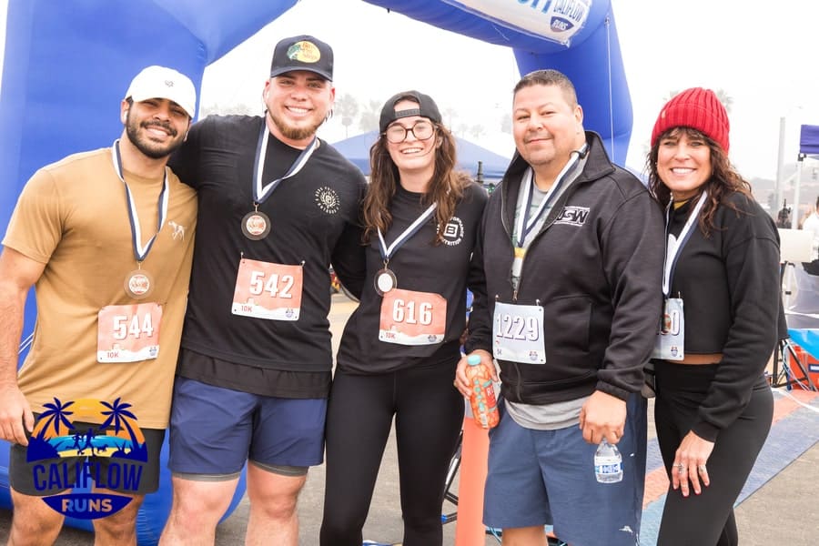 Santa's Reindeer Run - 5K, 10K, and Half Marathon in Goleta, CA scenery and experience