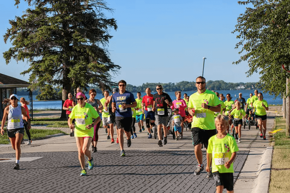 The Bridge of Storm Lake Run For Our Future in Storm Lake, IA scenery and experience
