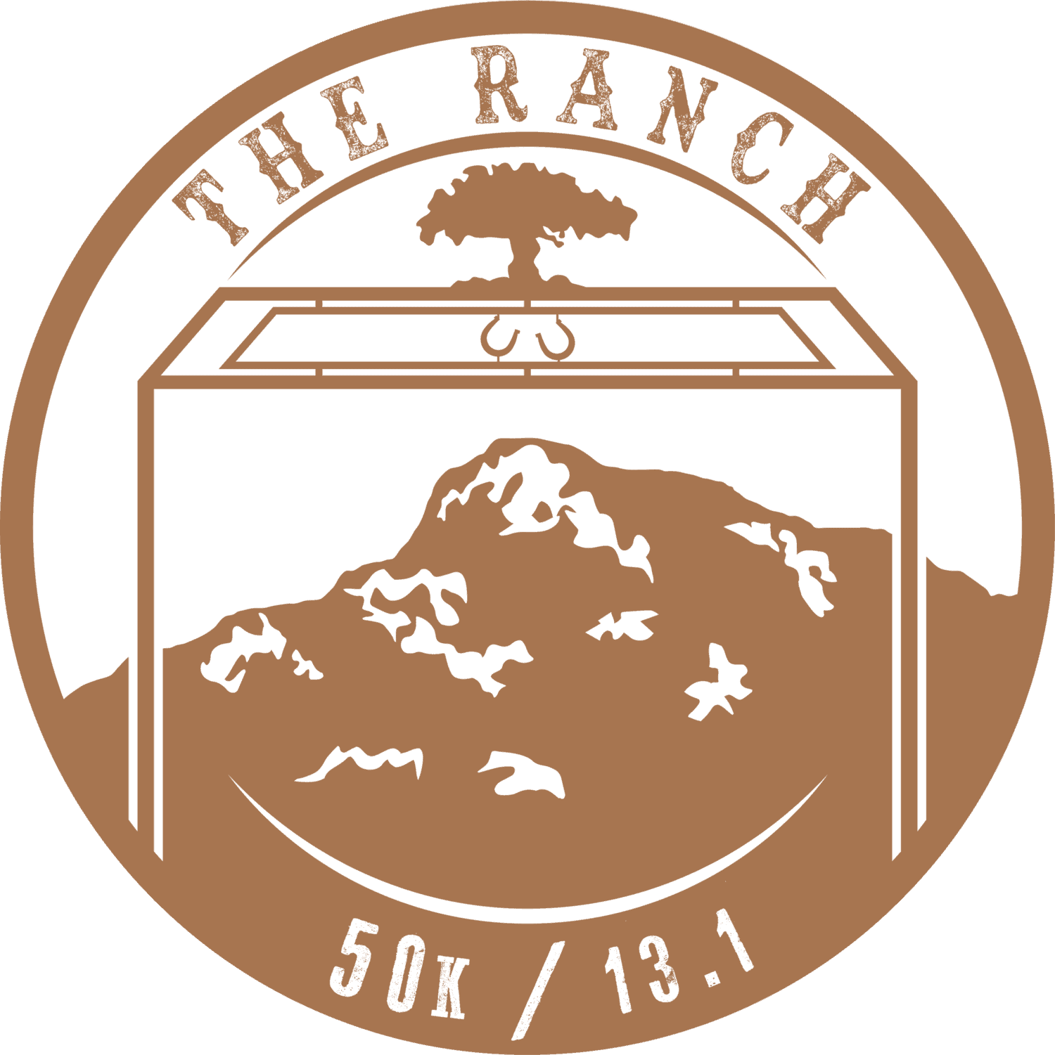 The Ranch 50K Half Marathon Logo