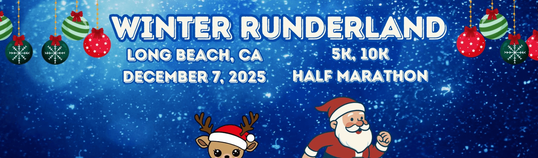 Winter Runderland 5K, 10K, & Half Marathon banner