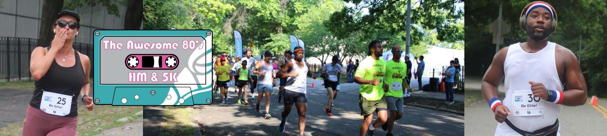 Awesome 80s Half Marathon and 5K banner