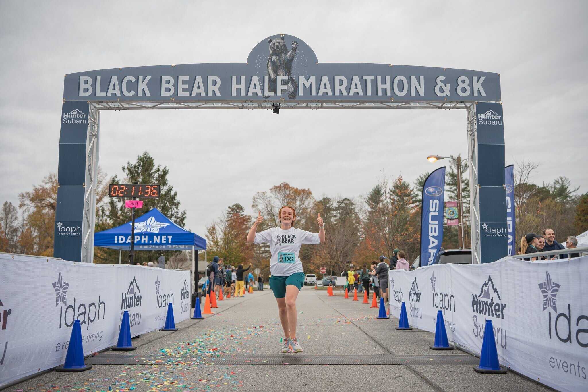 Black Bear Half Marathon & 8K in Hendersonville, North Carolina experience and scenery