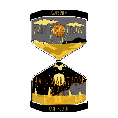 Carpe Diem - Carpe Noctem Half Marathon - North Carolina logo