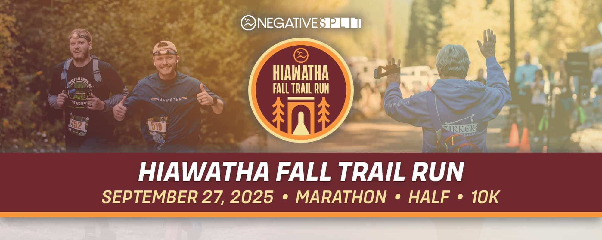 Hiawatha Fall Trail Run banner