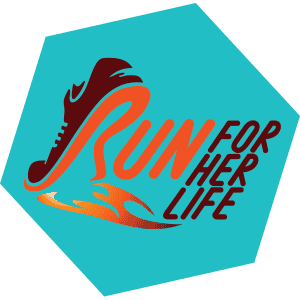 Run For Her Life logo