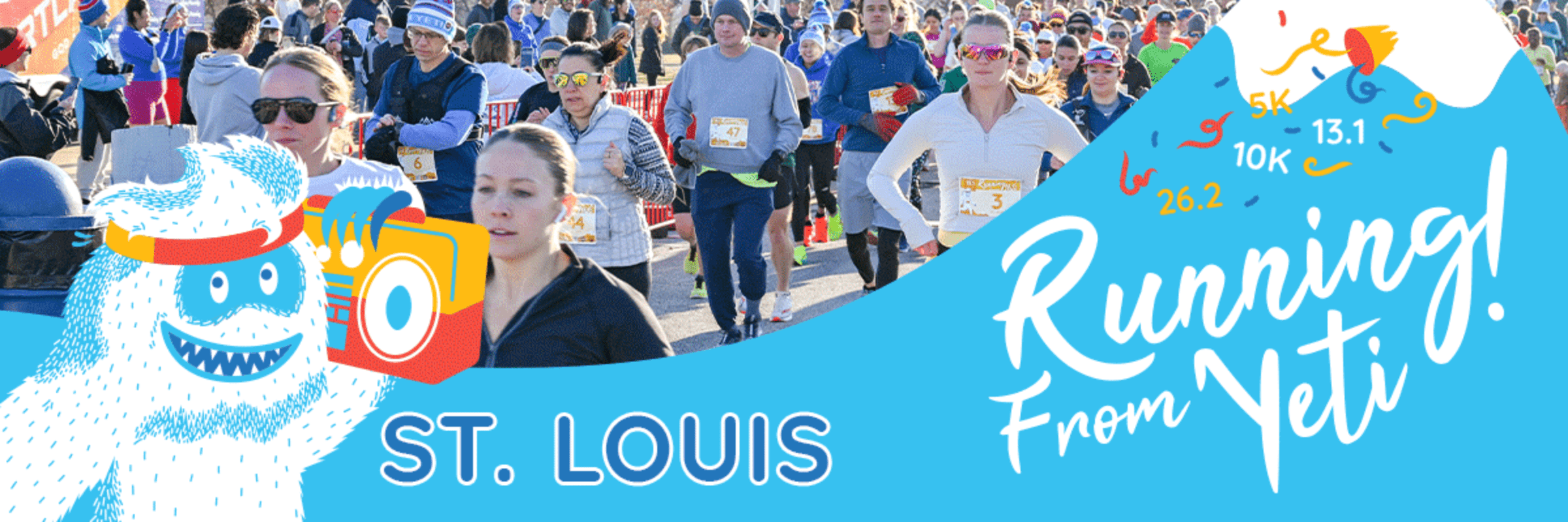 Running From Yeti - St. Louis, MO banner