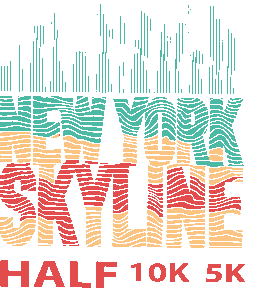 The NY Skyline Half, 10K, and 5K logo