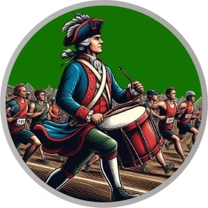 The New Jersey Fall Half, 10K, and 5K logo