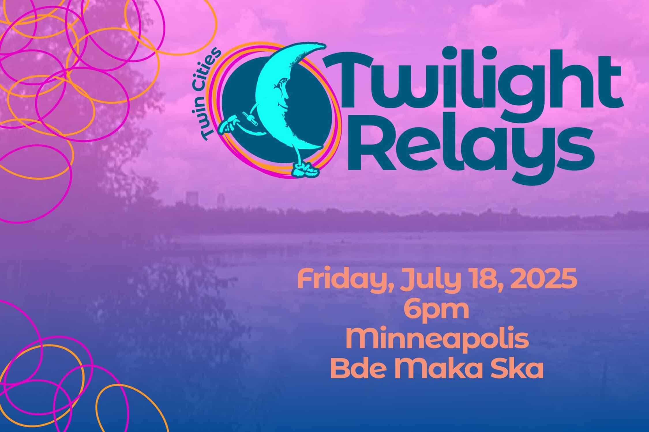 Twin Cities Twilight Relays banner