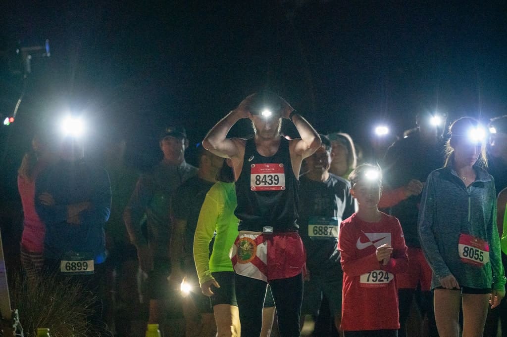 A Shot in the Dark Night Trail Race in Charlotte, NC experience and scenery