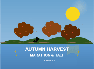 Autumn Harvest Marathon logo