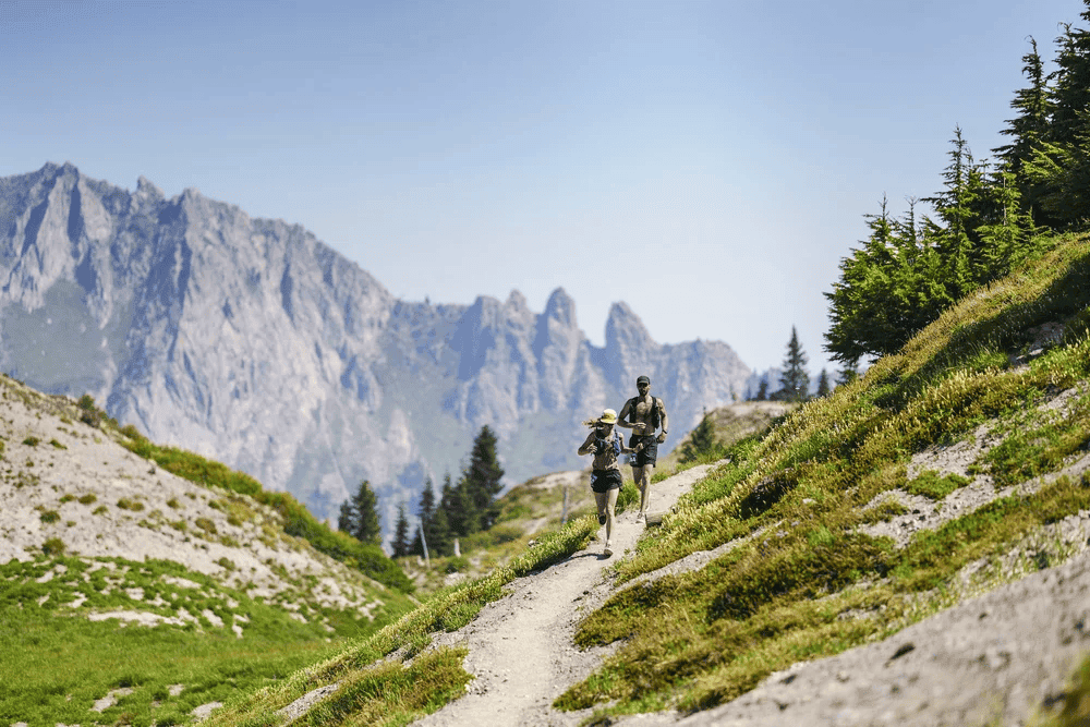 Backcountry Rise Trail Run in Mt. St. Helens, Washington scenery