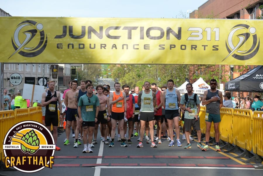 Craft Half Marathon in Winston Salem, NC experience and scenery