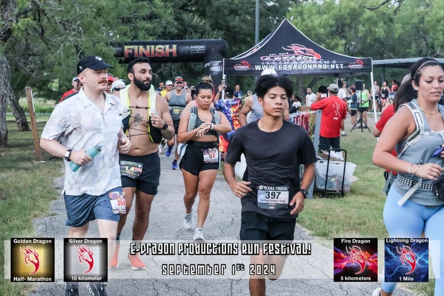 E-Dragon Run Festival in San Antonio, TX experience and scenery