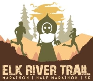 Elk River Rail Trail Marathon, Half Marathon and 5K logo