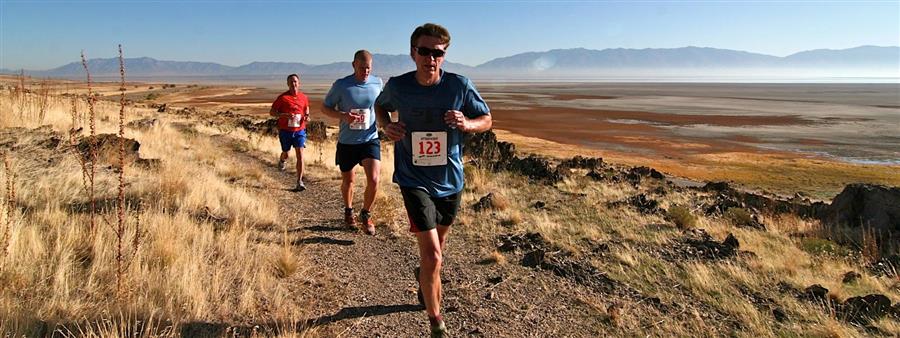 Mountain View Trail Half Marathon in Antelope Island, UT experience and scenery