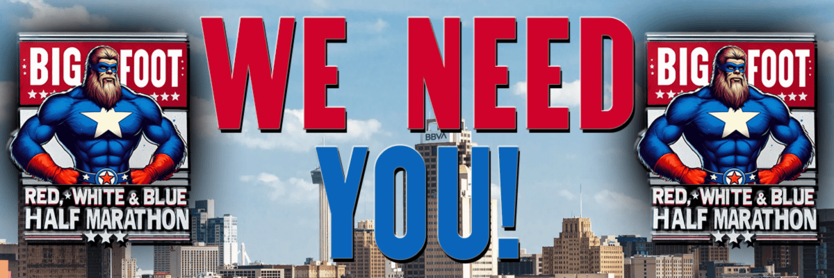 Red, White and Blue Half Marathon banner