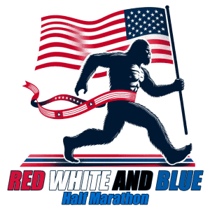 Red, White and Blue Half Marathon logo