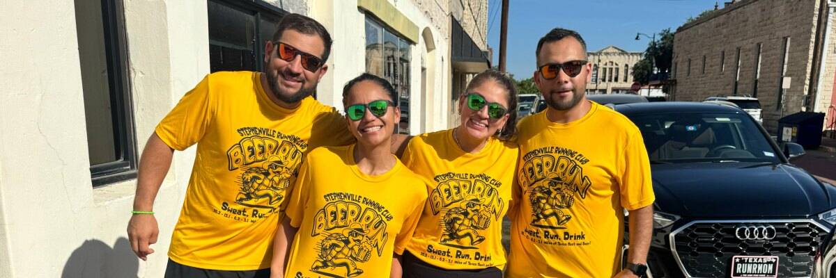 SRC Beer Run Marathon & Half Marathon in Stephenville, TX experience and scenery