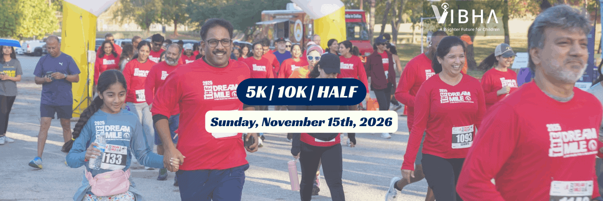 Vibha Dallas Dream Mile banner
