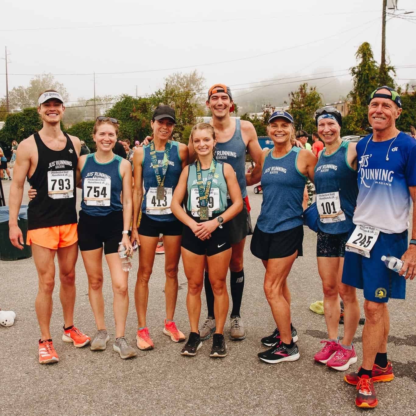 Oktoberfest Half Marathon in St, Asheville, NC experience and scenery