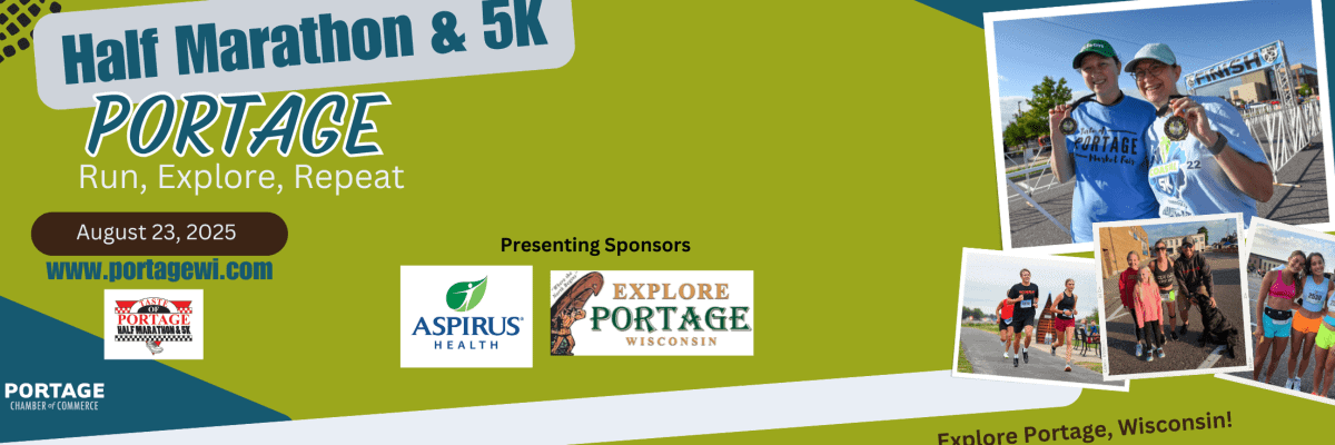 Taste of Portage Half Marathon banner