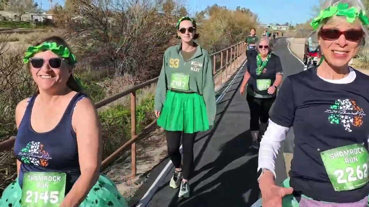 Tucson Shamrock Half Marathon scenery and experience