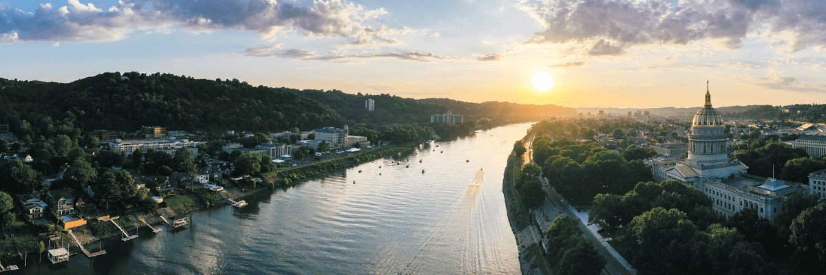 University of Charleston Marathon in Charleston, WV scenery
