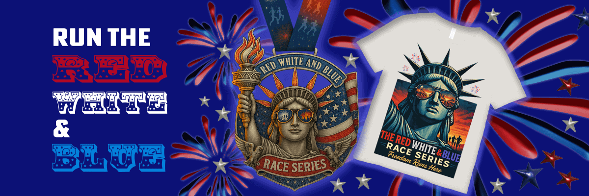 Red, White and Blue Half Marathon banner
