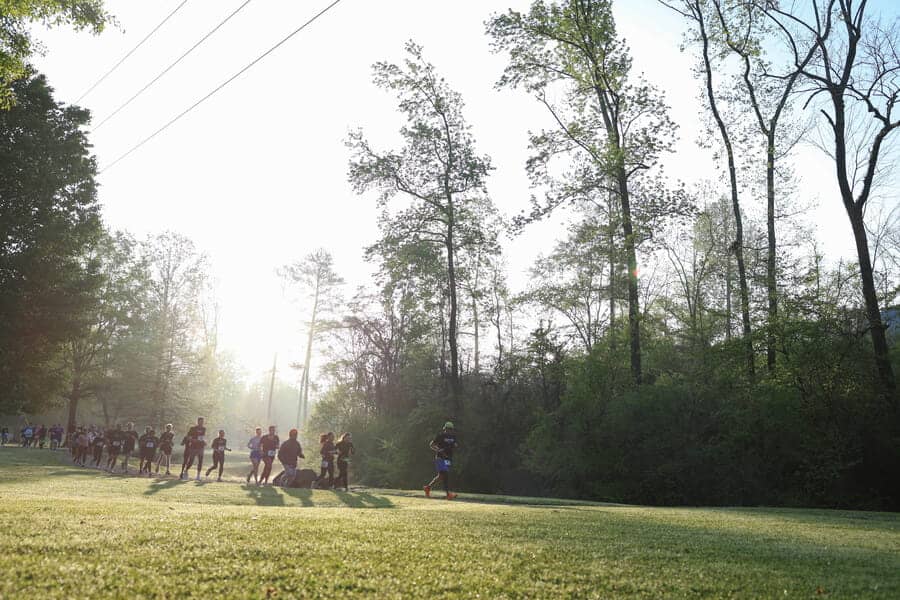 Highlands College Half Marathon in Fultondale, AL scenery and experience