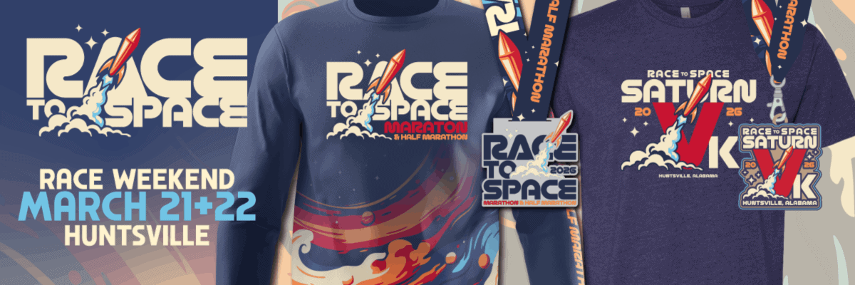 Race to Space Marathon & Half Marathon banner