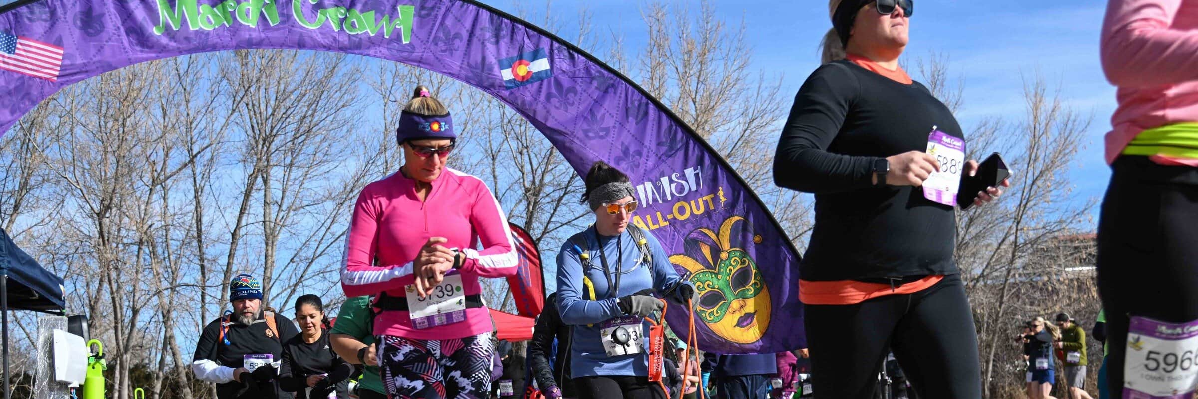 All-out Mardi Crawl in Arvada, CO experience and scenery