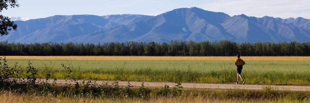 Delta Junction Barley Half Marathon in Delta Junction, AL scenery and experience