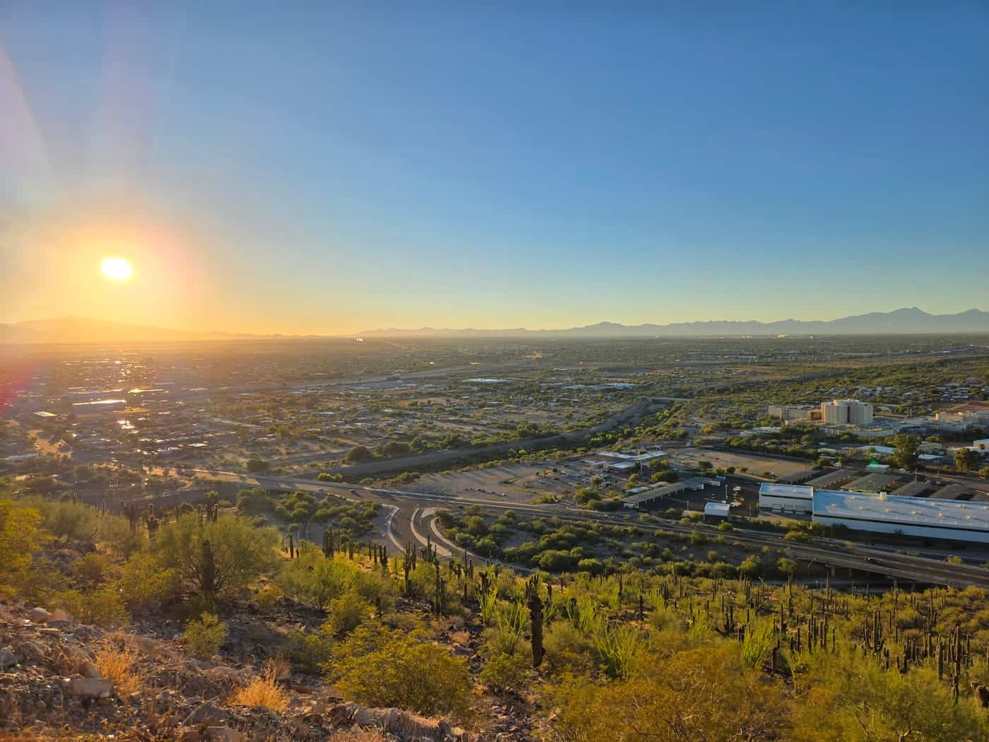 TMC A-Mountain Half Marathon in Tucson, AZ scenery
