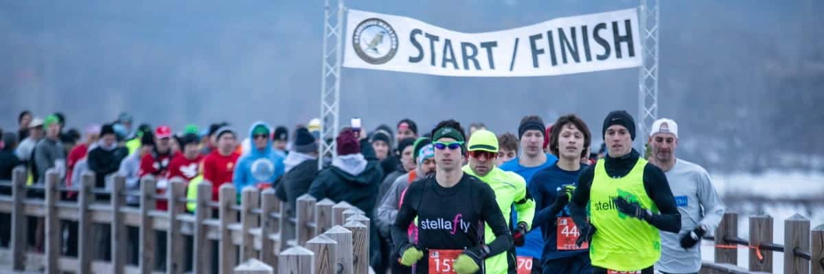 Groundhog Marathon & Half Marathon in Walker, MI experience and scenery