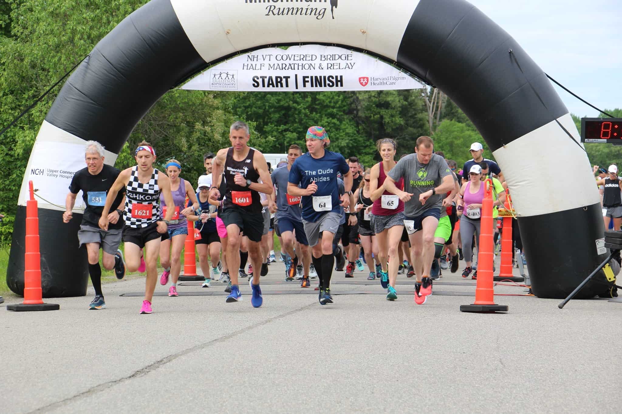 NH-VT Covered Bridge Half Marathon & Relay in Colebrook, NH experience and scenery